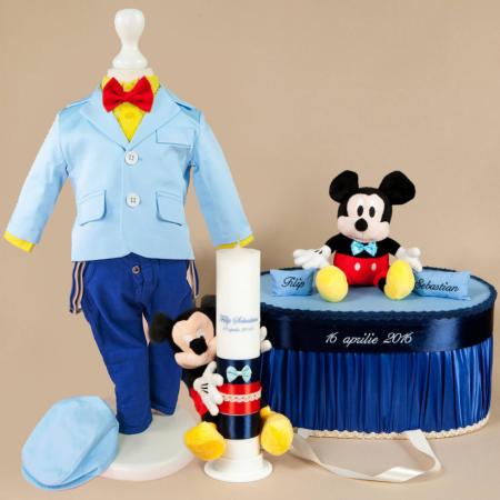 Trusou de botez cu Mickey Mouse pentru baiat